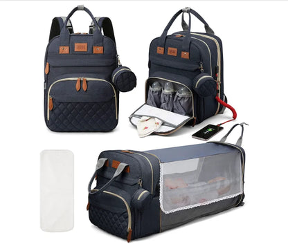 **Versatile Baby Backpack Bed™**