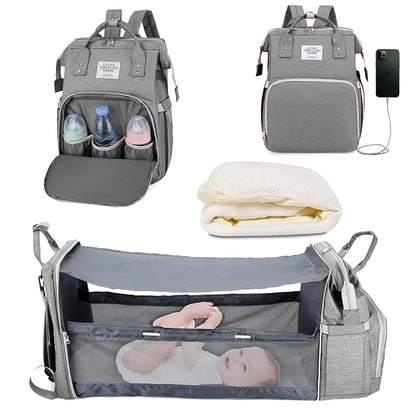 **Versatile Baby Backpack Bed™**