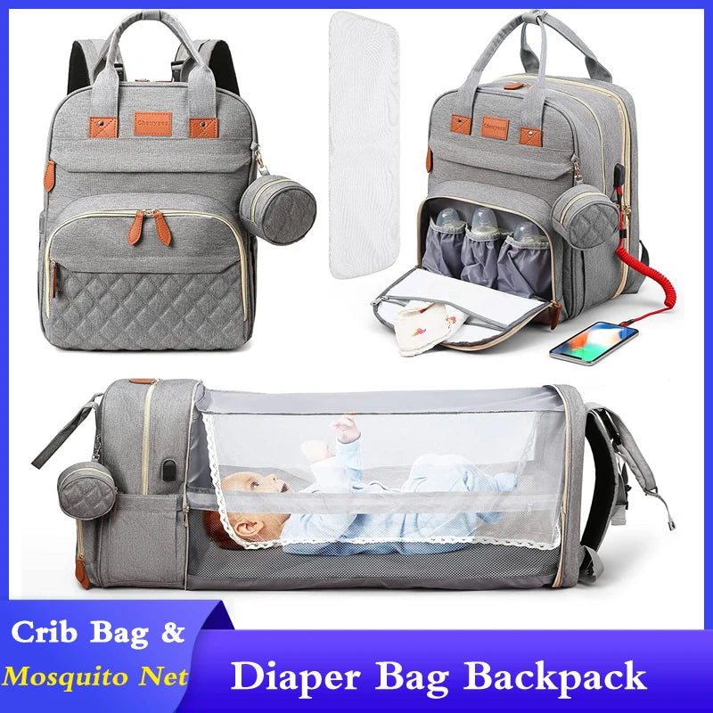 **Versatile Baby Backpack Bed™**