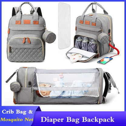 **Versatile Baby Backpack Bed™**